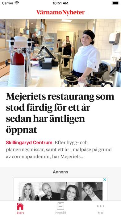 Värnamo Nyheters Nyhetsapp App screenshot #1