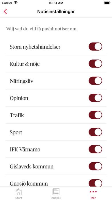 Värnamo Nyheters Nyhetsapp App screenshot #3