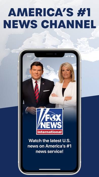 Fox News International App skärmdump #1