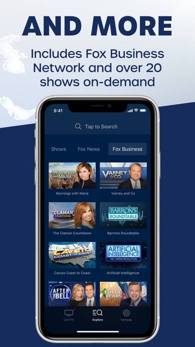 Fox News International App skärmdump #4