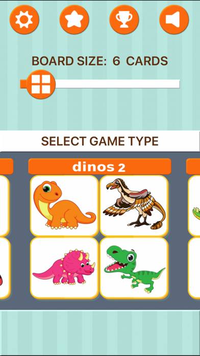 Dinosaur Memory Games for Kids App screenshot #4