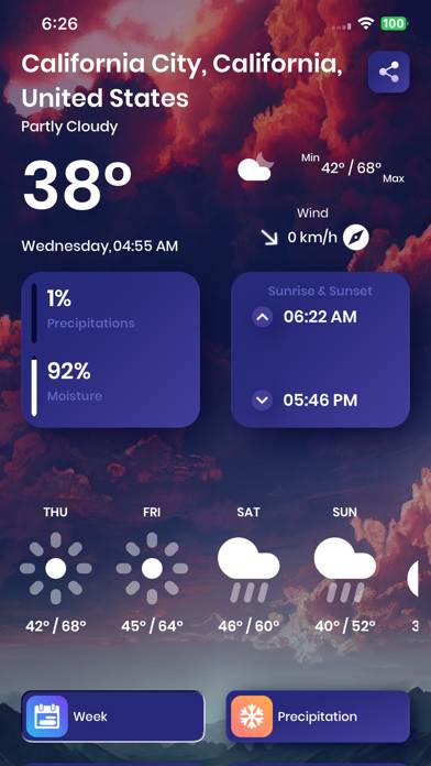 Weather Uygulama ekran görüntüsü #1