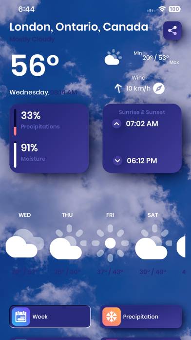 Live Weather With Live Tiempo Скриншот приложения #3