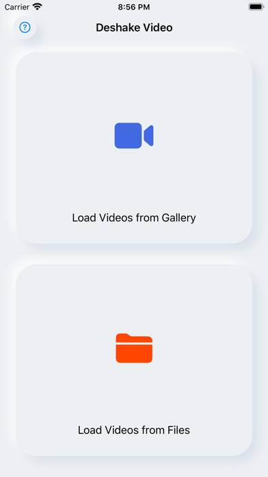Video Deshake App screenshot