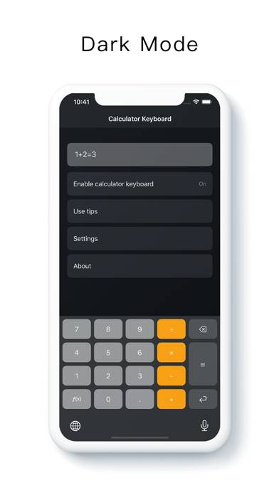 Calculator Keyboard Schermata dell'app #1