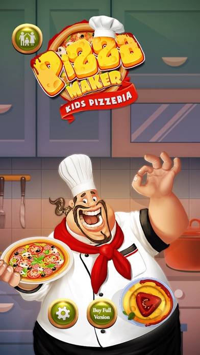 Pizza Maker Kids Pizzeria Game Schermata dell'app #1