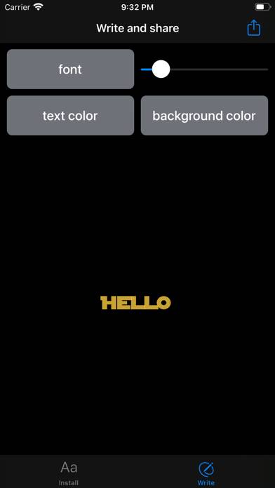 Fonts for Star Wars theme Schermata dell'app #2