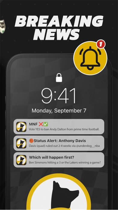 Underdog Fantasy Sports App screenshot