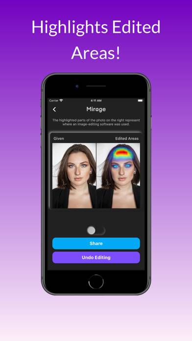 Mirage App-Screenshot