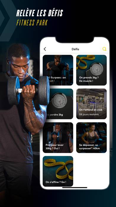 Fitness Park App Capture d'écran de l'application #3