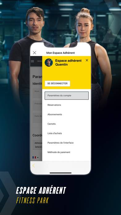 Fitness Park App Capture d'écran de l'application #6