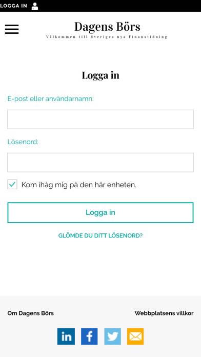 Dagen börs App screenshot #1