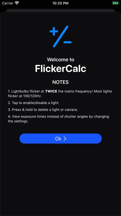 FlickerCalc App screenshot #4
