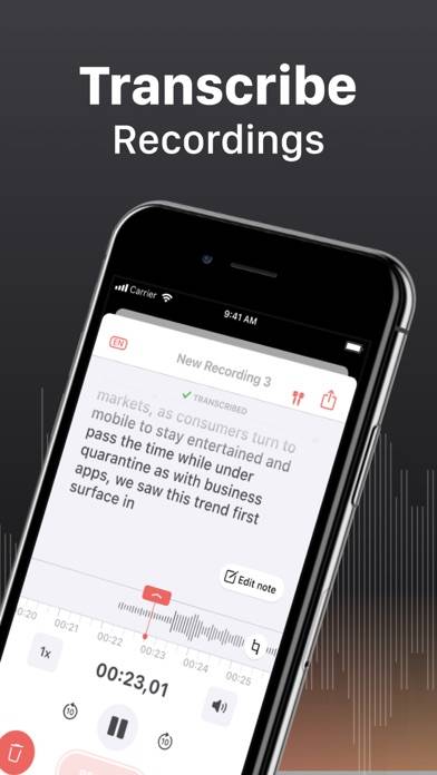 Voice Recorder－Audio Memos Арр Captura de pantalla de la aplicación #2