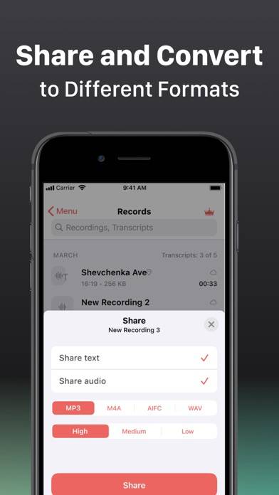 Voice Recorder－Audio Memos Арр App screenshot