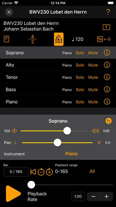 Chorus Lesson App screenshot #1