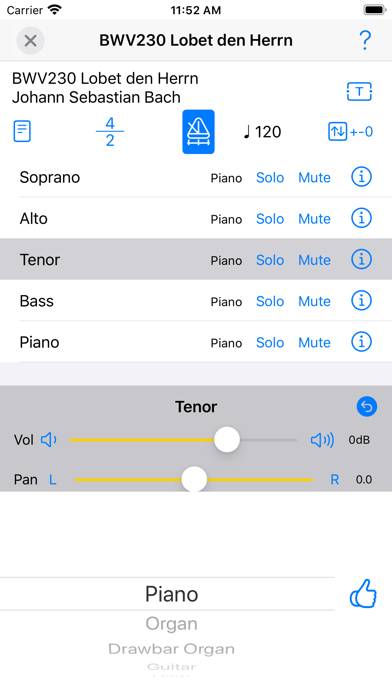 Chorus Lesson App screenshot #5