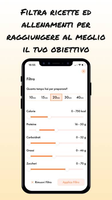 Cotto al Dente: Food & Fitness Schermata dell'app