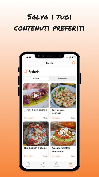 Cotto al Dente: Food & Fitness Schermata dell'app