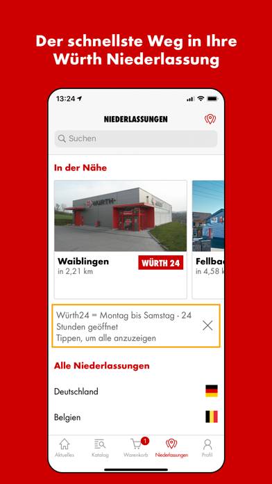 Würth Deutschland App-Screenshot #3