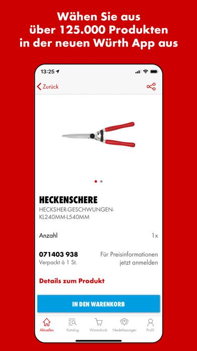 Würth Deutschland App screenshot #5