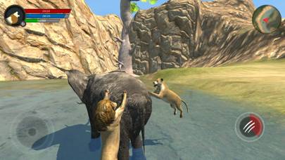 Wild Lion Survival Simulator Capture d'écran de l'application #3