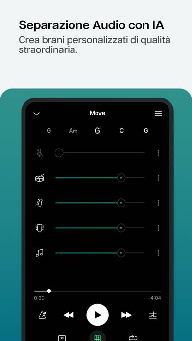 Moises: l'app del musicista Capture d'écran de l'application #2