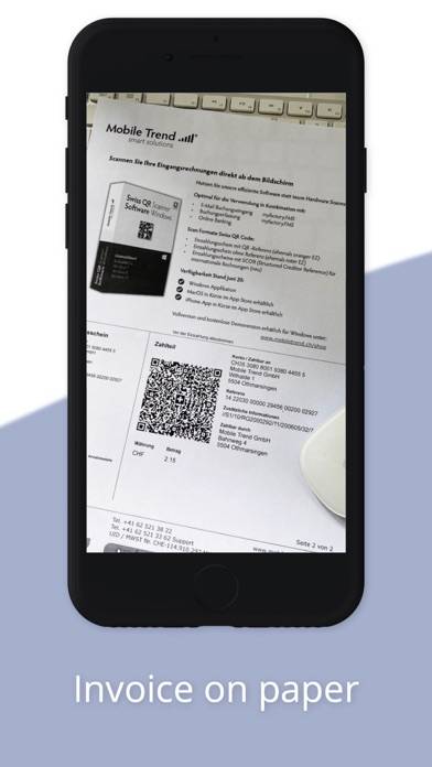 Mobile Swiss QR Scan Captura de pantalla de la aplicación #3