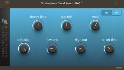 Stratosphere Cloud Reverb immagine dello schermo