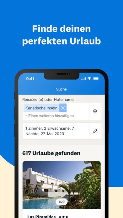 weloveholidays Bildschirmfoto