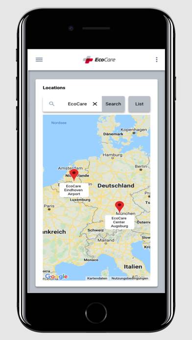 EcoCare Business App-Screenshot