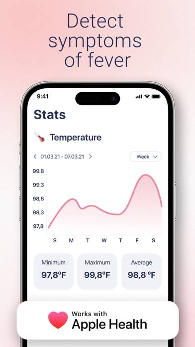 Body Temperature App For Fever Capture d'écran de l'application #3