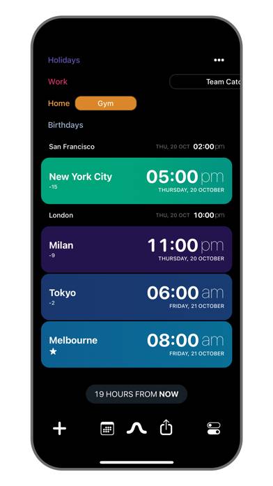 Overlap: Reloj Mundial