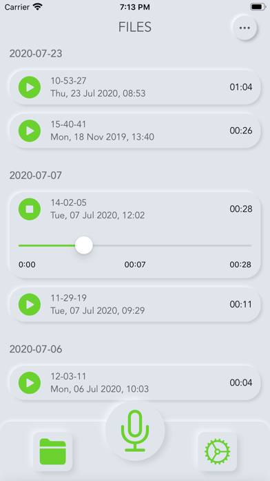Transcribe Record Schermata dell'app #2