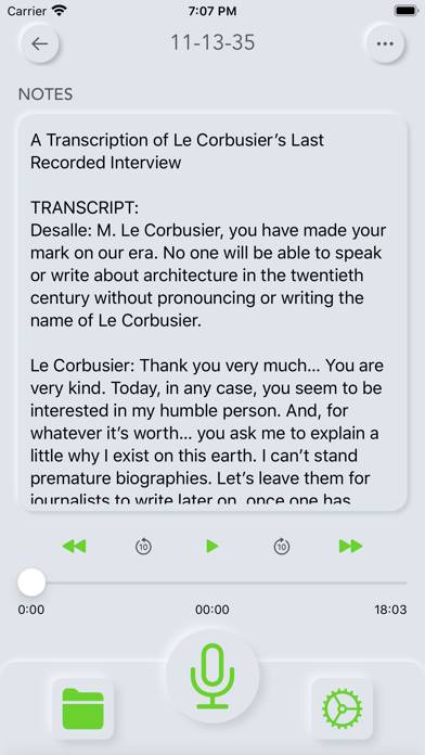 Transcribe Record App screenshot #3