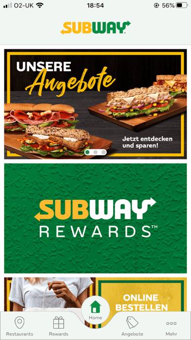 Subway® - Official App skärmdump