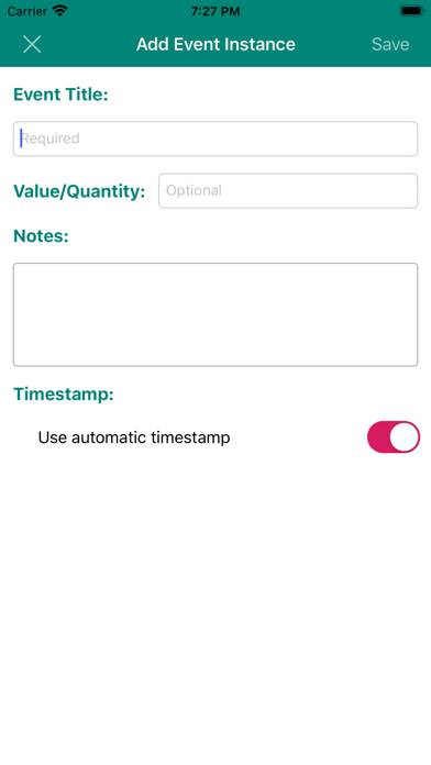 Quick Event Logger App screenshot #6