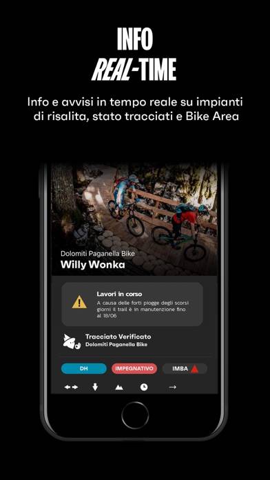 MowiBike Schermata dell'app