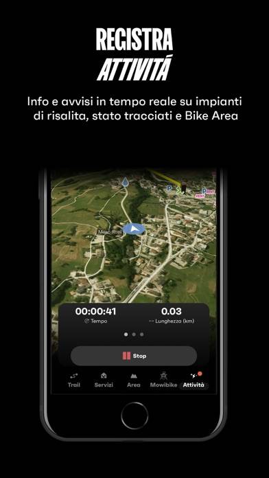 MowiBike Schermata dell'app