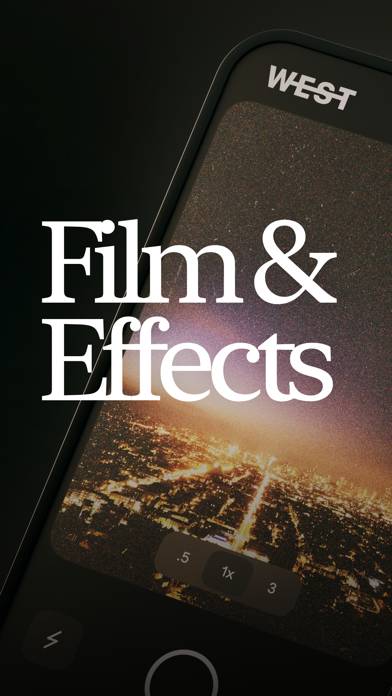 WEST: film & effects Captura de pantalla de la aplicación #1