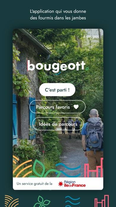 Bougeott Capture d'écran de l'application