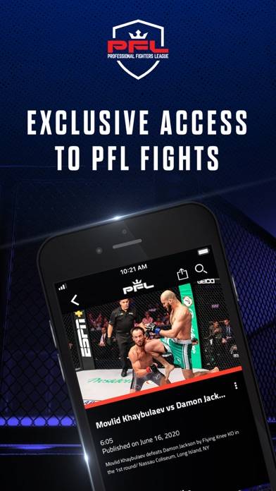 PFL Fight Central App screenshot #1