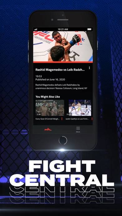 PFL Fight Central App screenshot