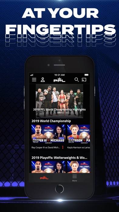 PFL Fight Central App screenshot