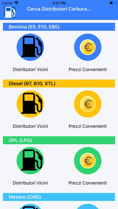 Cerca Distributori Carburante Schermata dell'app #2