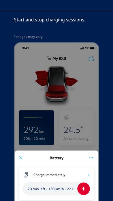 Volkswagen App-Screenshot