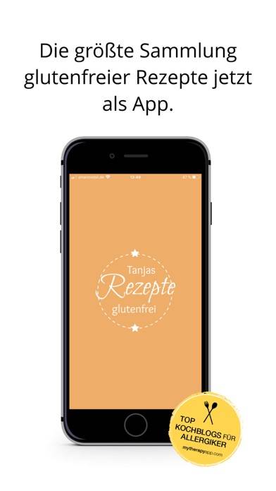 Tanjas glutenfreie Rezepte App screenshot #1