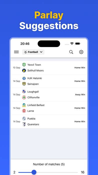 Soccer Betting Tips App screenshot