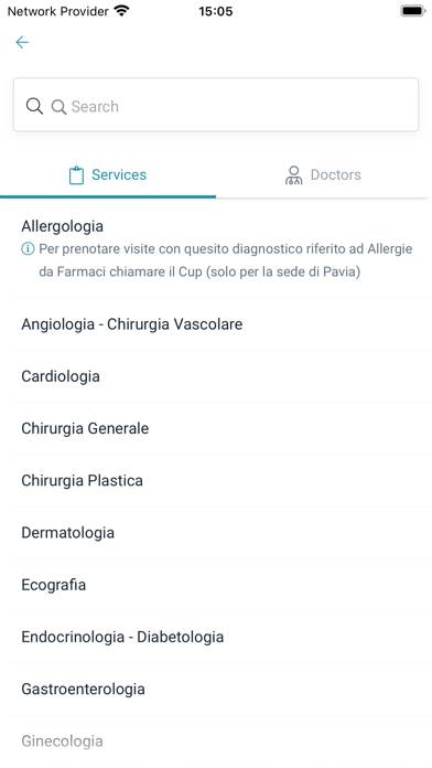 Maugeri Schermata dell'app