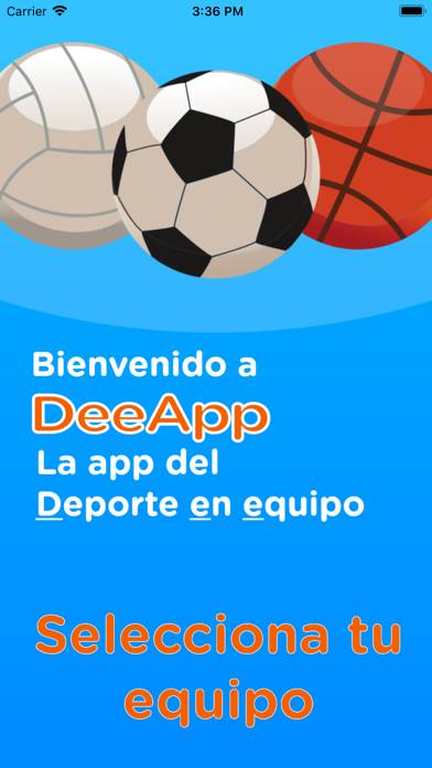 DeeApp captura de pantalla